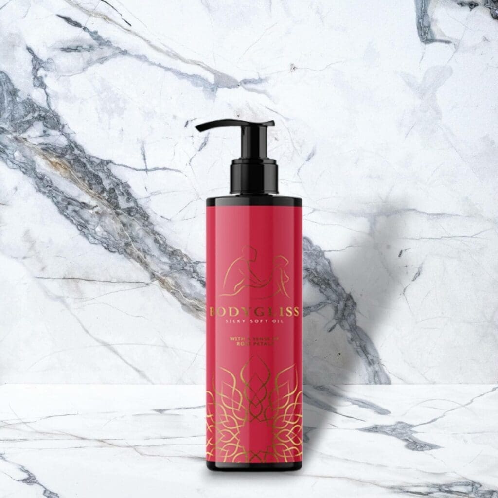 Bodygliss Massage Collection Seidenweiches Öl Rosenblüten