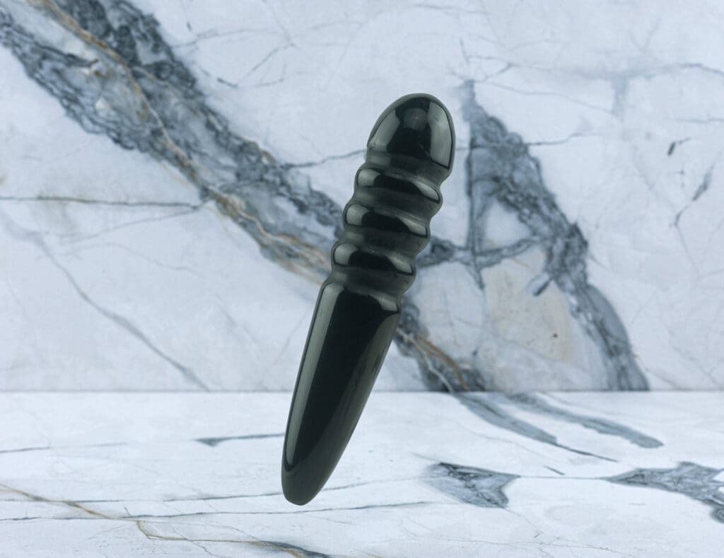 Kristall Buttplug Ava Rot Jaspis 114