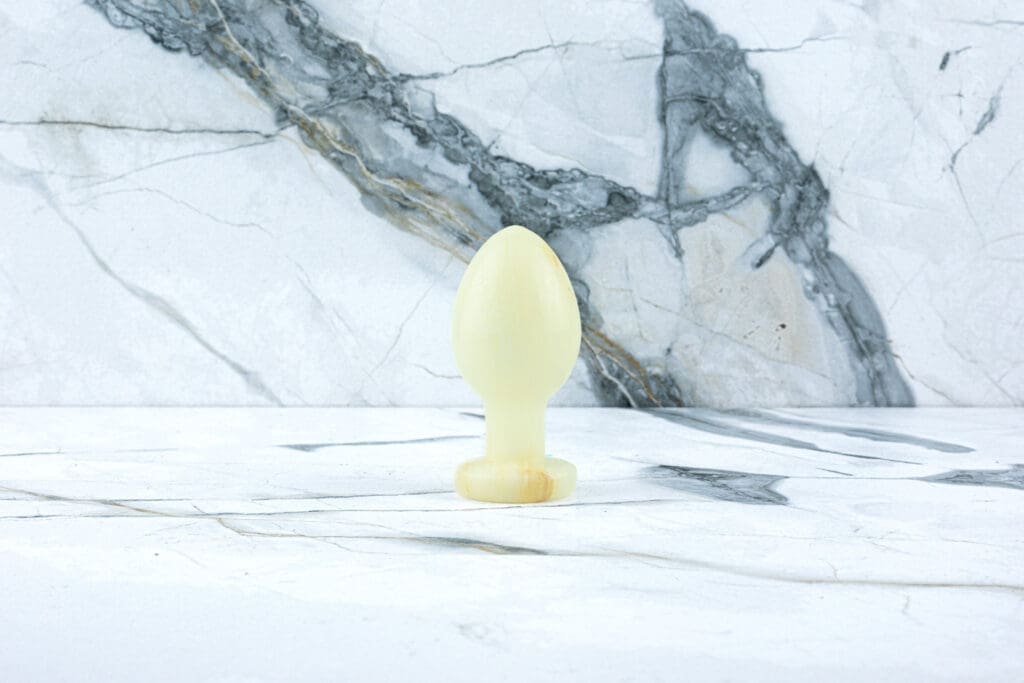 Kristall Buttplug Ava Rot Jaspis 37