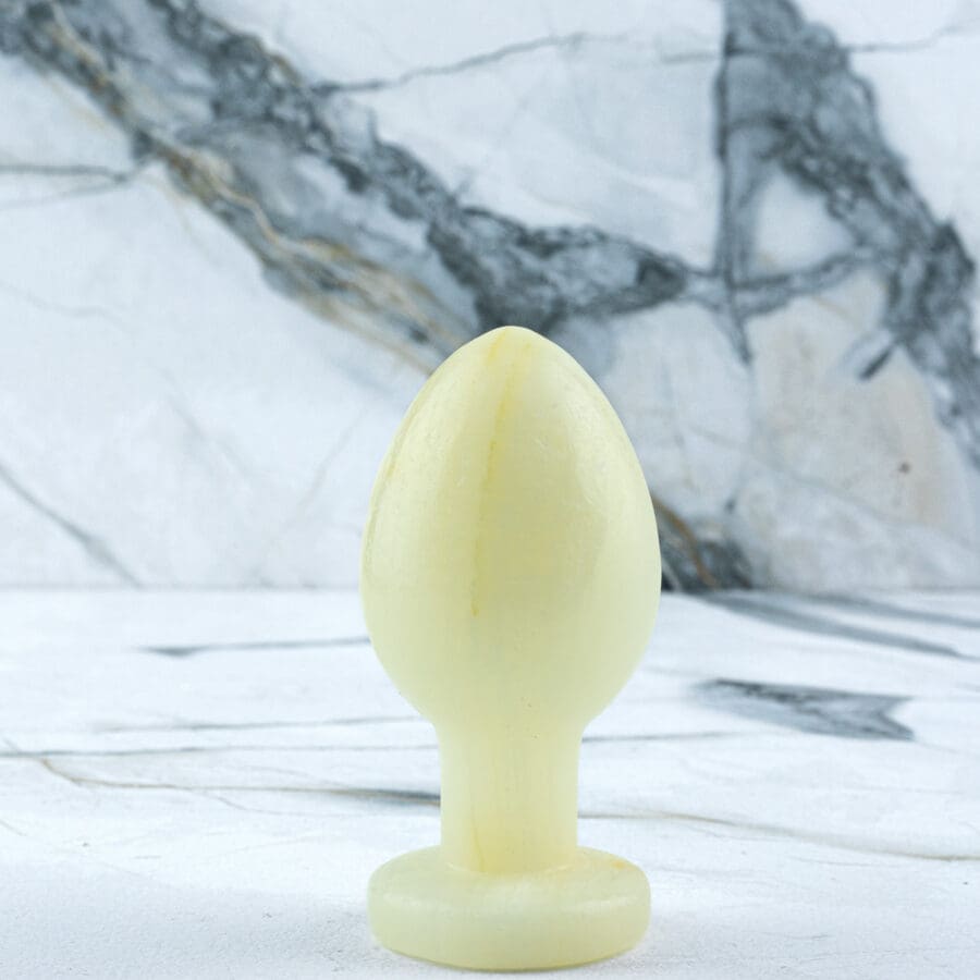 Kristall Buttplug Ava Rot Jaspis 39