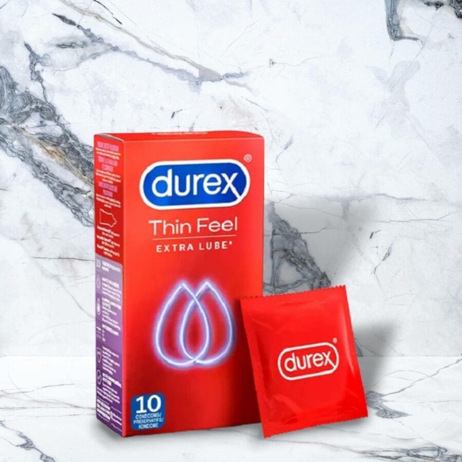 Durex Thin Feel Extra Gleitmittel 10 Stück