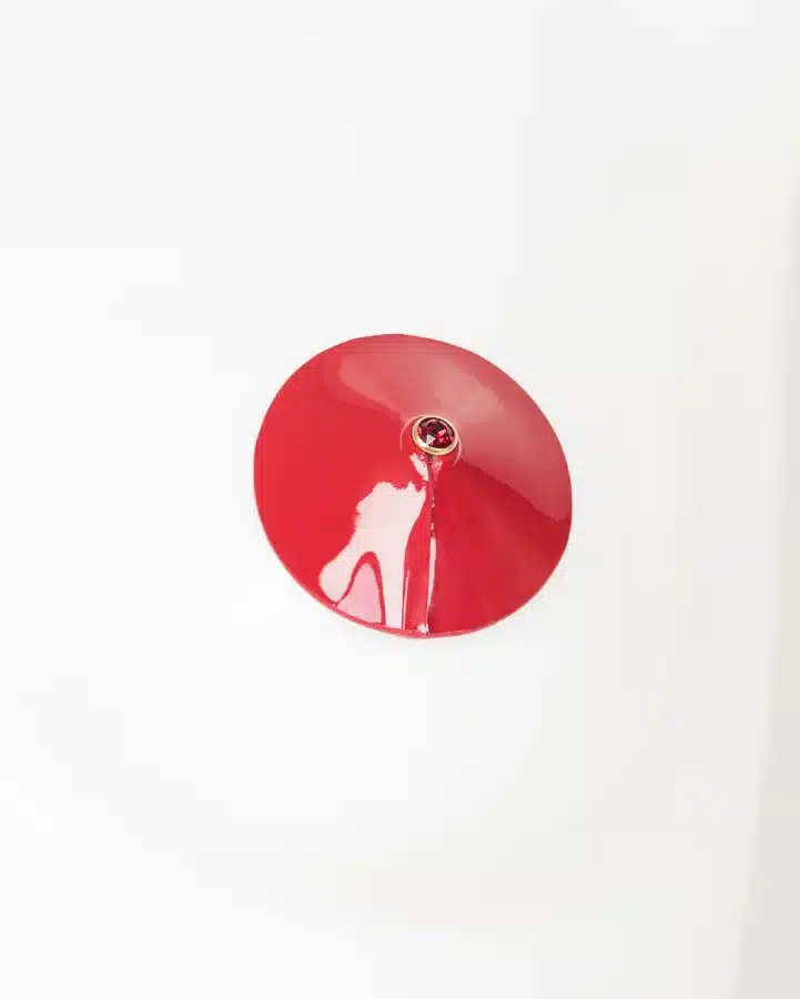Fraulein Kink Rosso Bianco Nero Nippel Dekoration 16