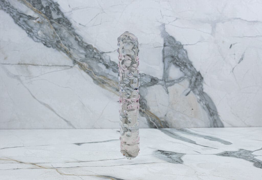 Glas Rot Kopf Doppeltes Glas Dildo 6