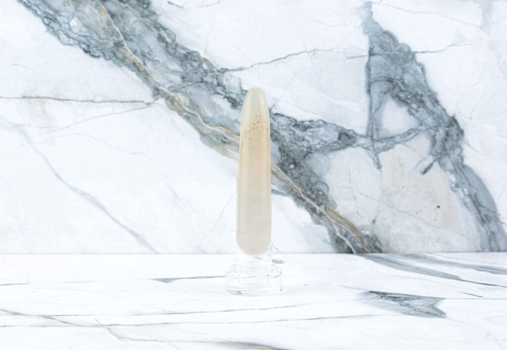 Yoni-Stab Rosenquarz 10 cm