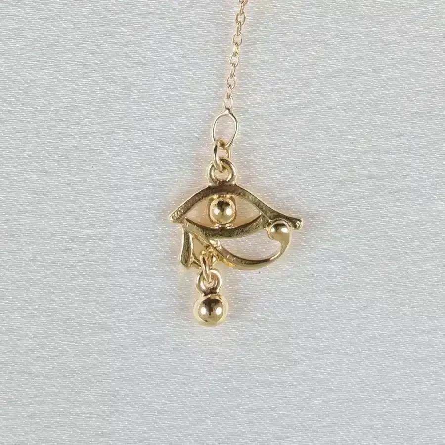 Sylvie Monthule Knöchelschmuck Auge des Horus Gold 3