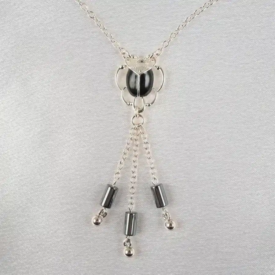 Sylvie Monthule Set 1 Heiliger Skarabäus Silber 4