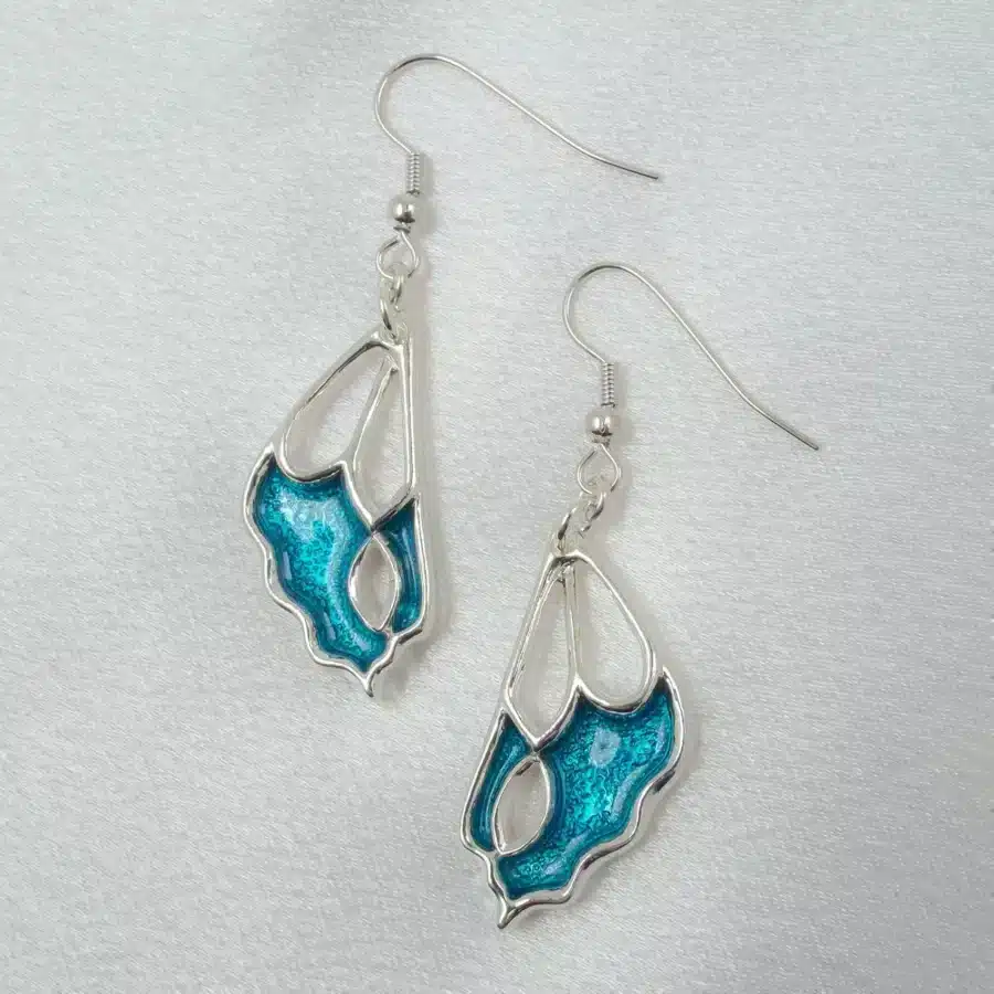 Sylvie Monthule Set 3 Schmetterlingsflügel Silber 10