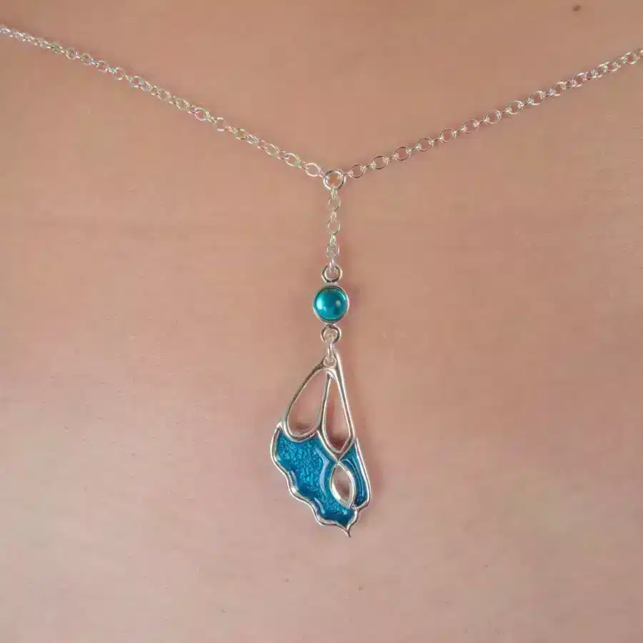 Sylvie Monthule Set 3 Schmetterlingsflügel Silber 4