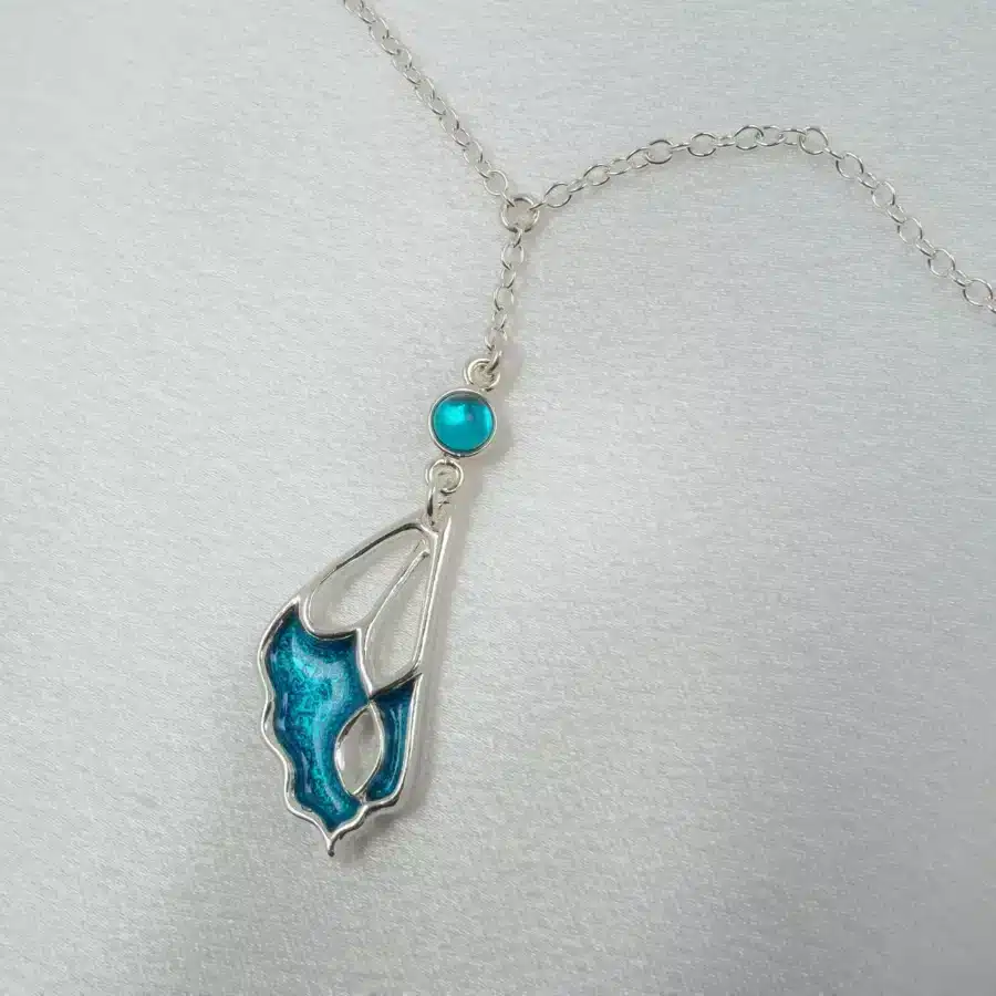 Sylvie Monthule Set 3 Schmetterlingsflügel Silber 6