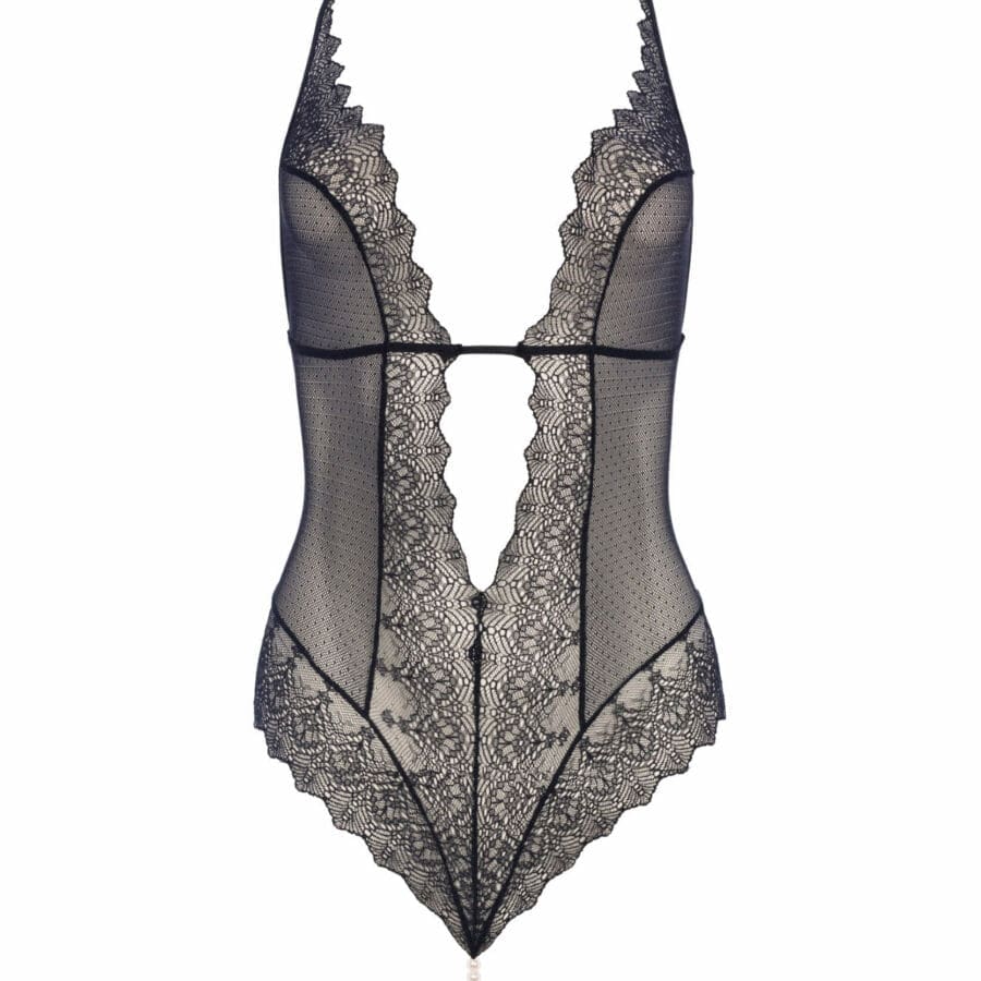 Bracli Geneva Body Pearl String Schwarz