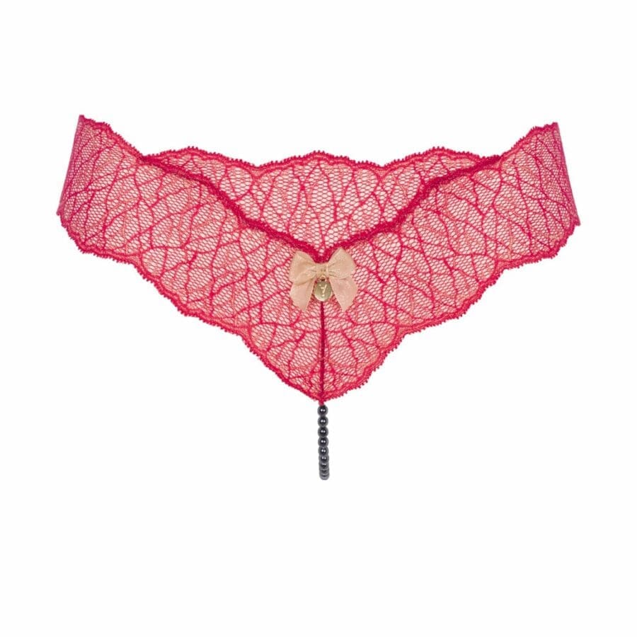 Bracli Sydney Dunkel Einzelne Rote Perlenkette