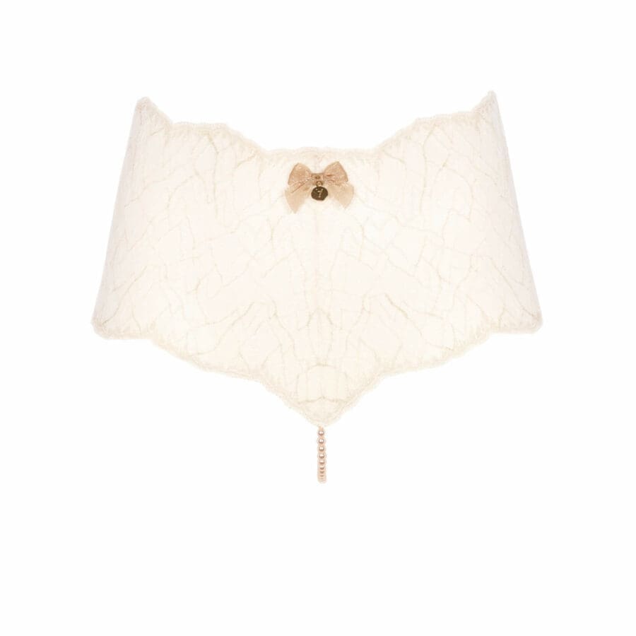 Bracli Sydney Elfenbein weiß Panty Perle Tanga und Sydney BH