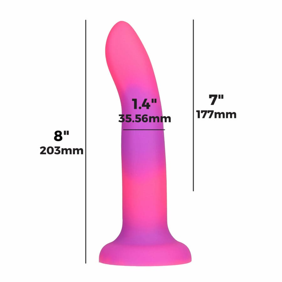 Sucht Rave Dong Glow In The Dark 20 Cm Rosa