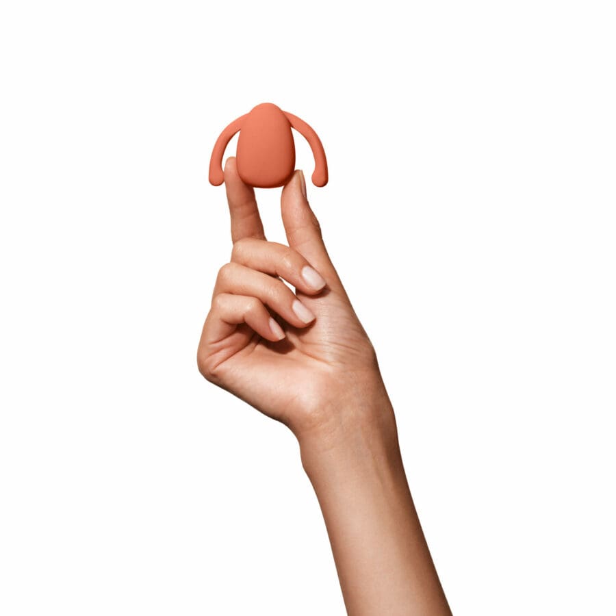 Dame Products Eva Ii Hands Free Vibrator Orange