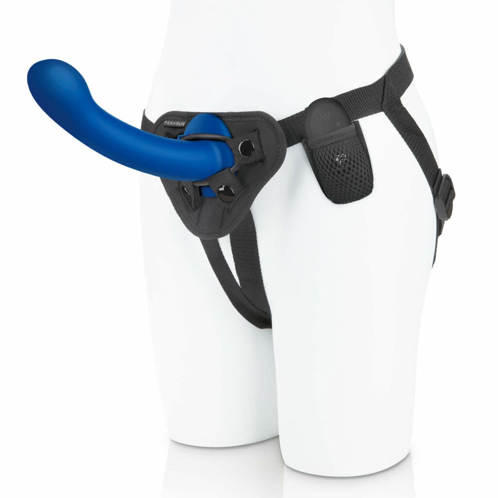 Pegasus G Spot Peg mit Gurtzeug Blau 203 cm