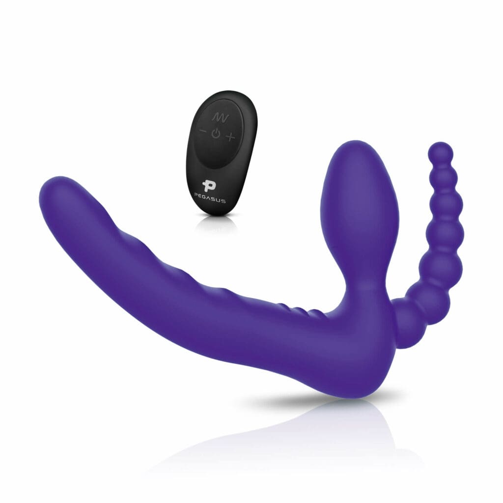 Pegasus Strapless Strap On Double Penetration Lila 4