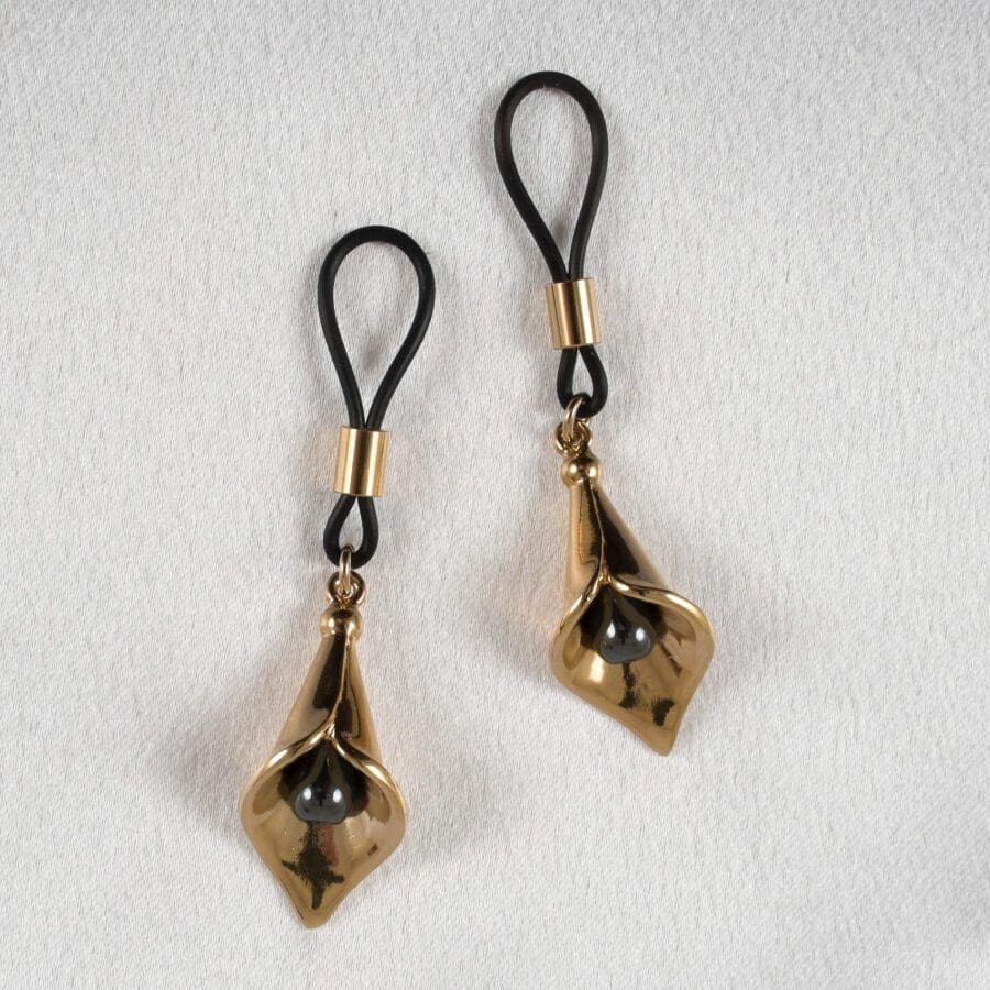 Sylvie Monthule Brustwarzenschmuck Sensual Arums Gold