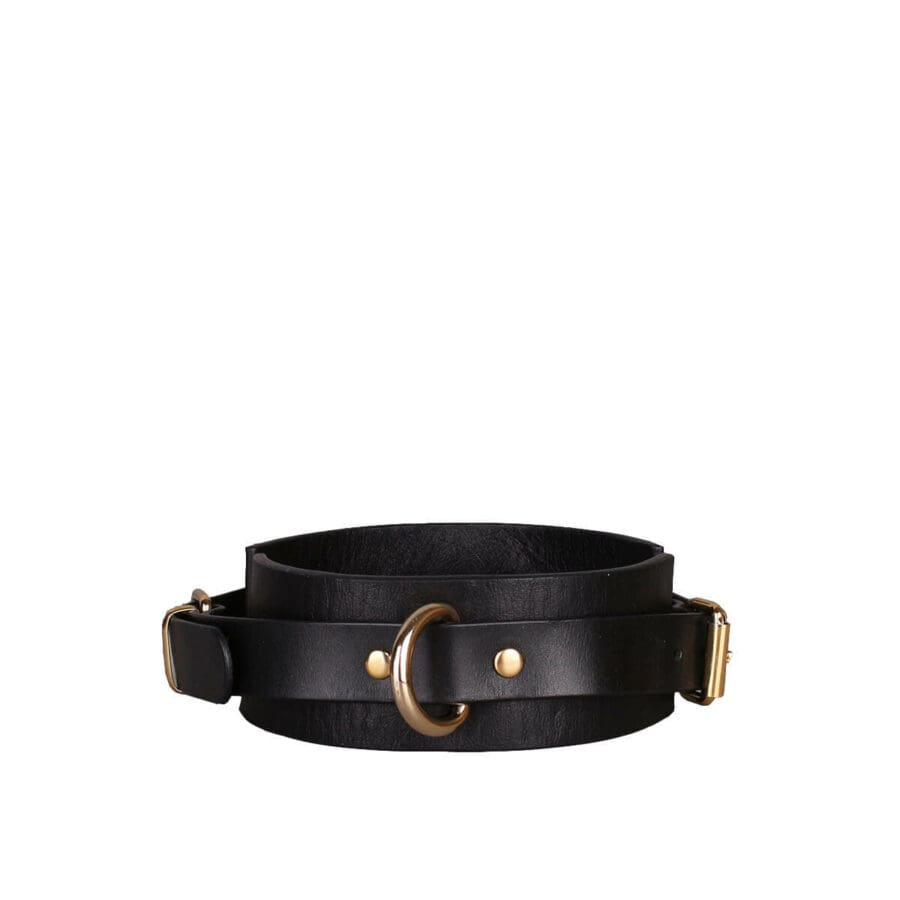 Elif Domanic Schnallenhandschellen mit Halsband