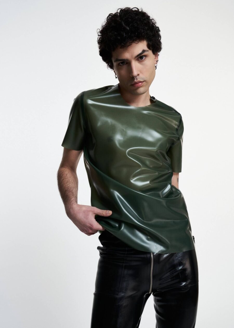 Filth Latex | Gibby Semi-Transparentes Latex Shirt – Bild 8