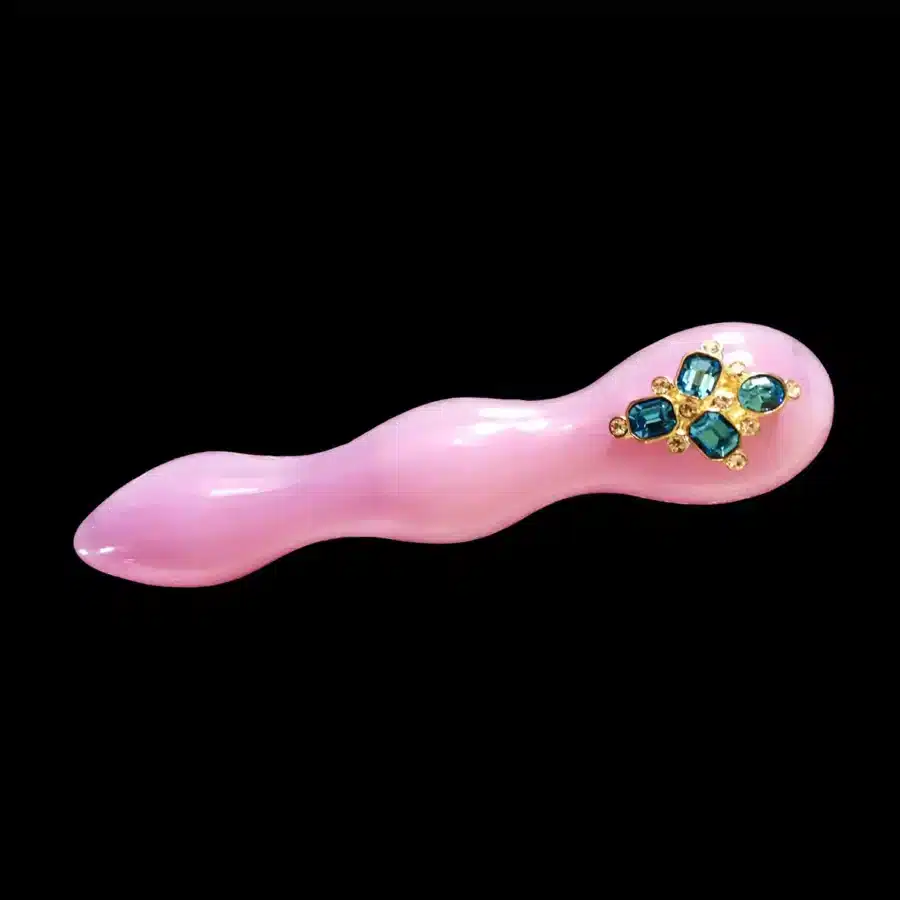 Shiri Zinn - Rosa Swarovski Glas Dildo