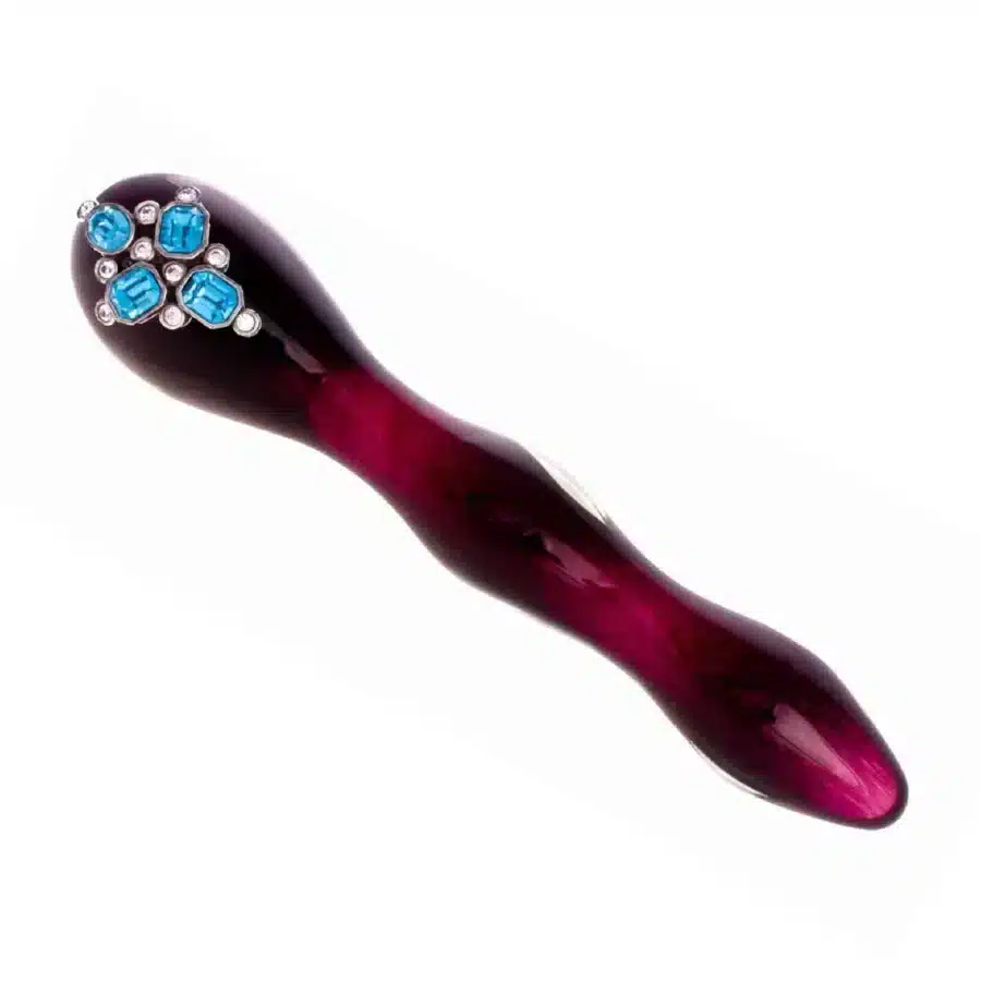 Shiri Zinn - Violetter Swarovski-Glasdildo