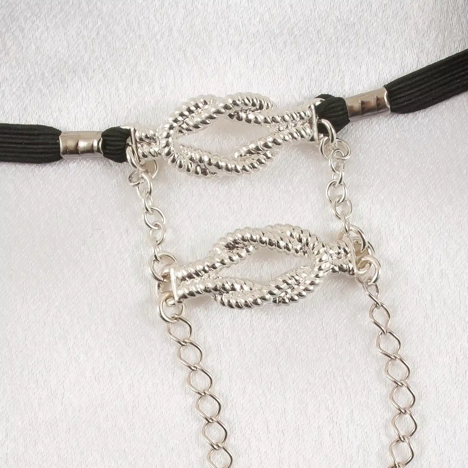 Sylvie Monthulé - Penisschmuck Doppelknoten | Silber – Bild 2