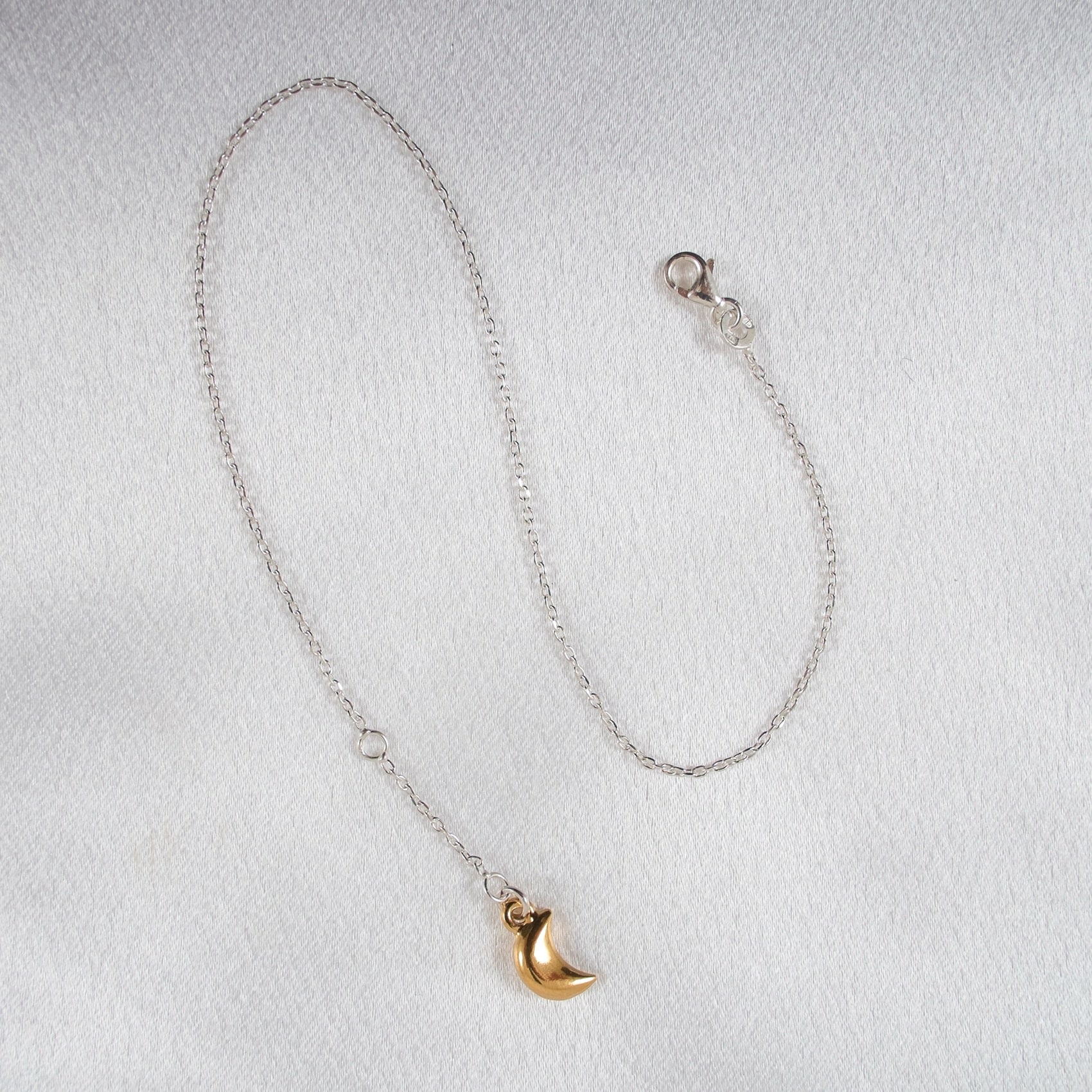 Sylvie Monthulé – Knöchelschmuck Gold Moon | Silber