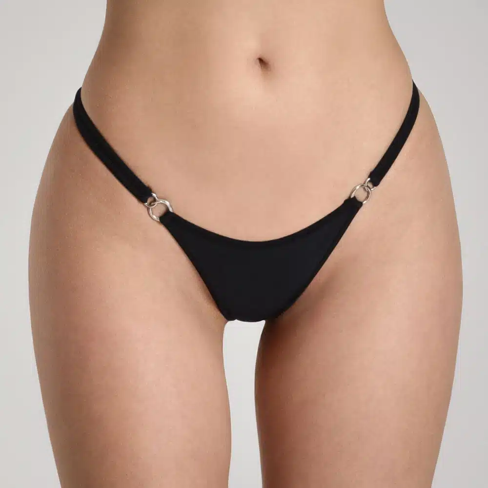 Lucky Cheeks | Bikini Black Beauty – Scrunch String
