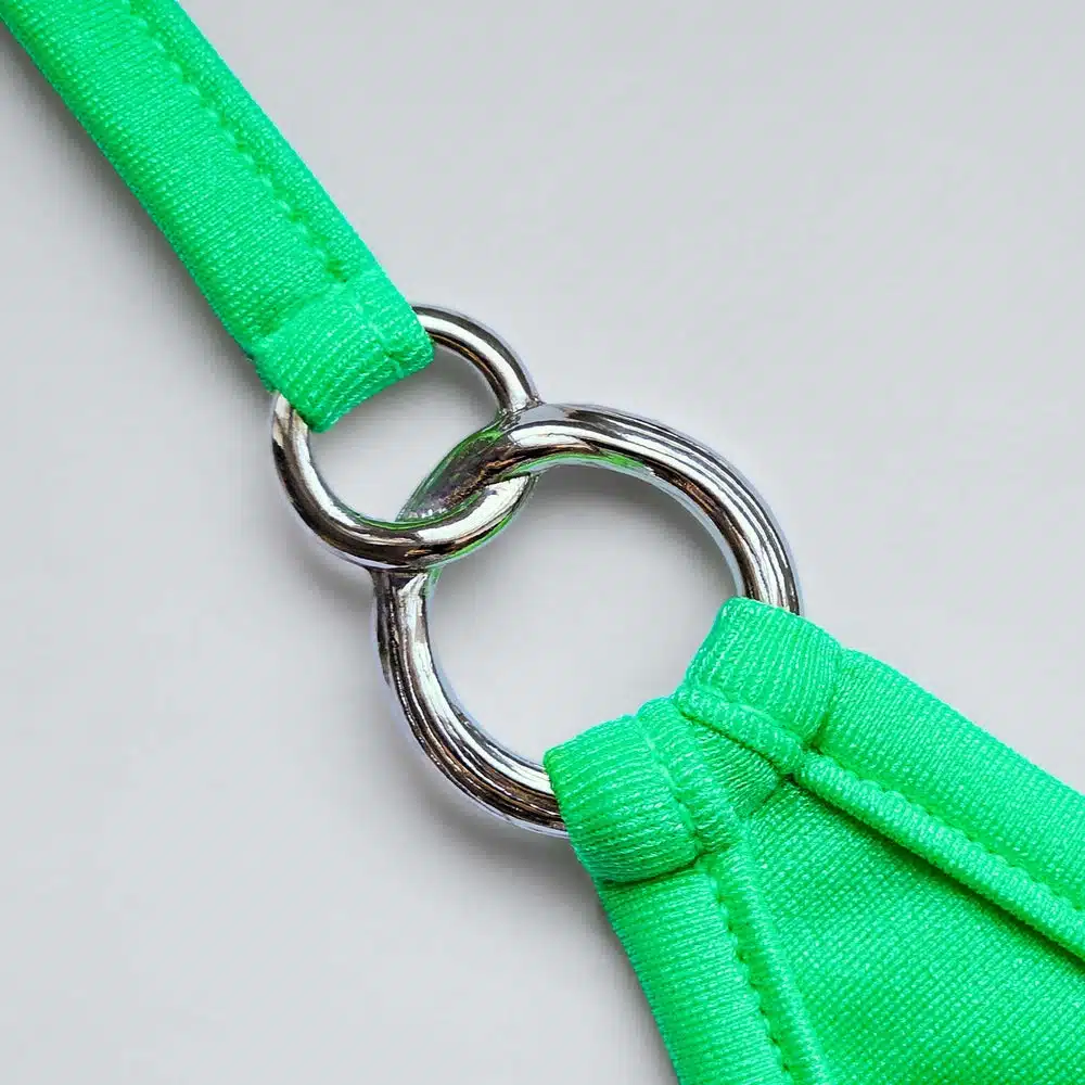 Lucky Cheeks | Bikini „Neon Green Beauty“ – Scrunch-String – Bild 3