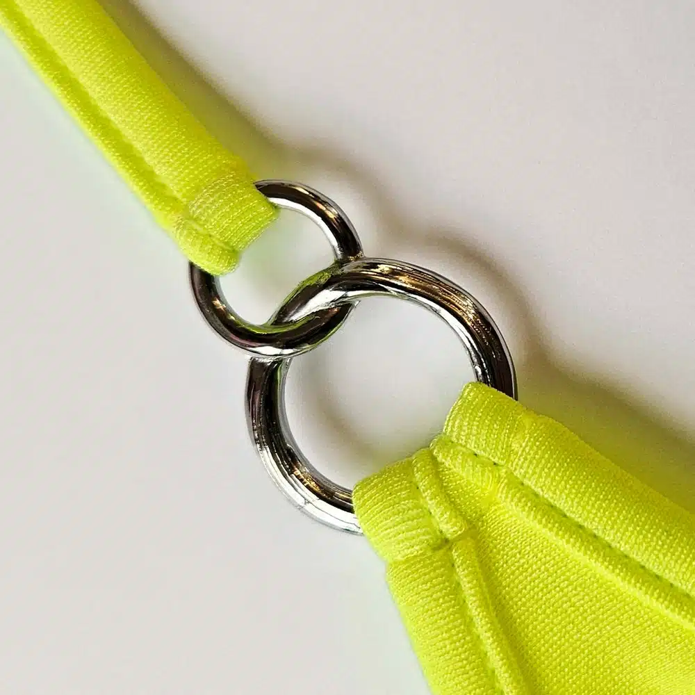 Lucky Cheeks | Bikini Neon Yellow Beauty - Triangel-Top – Bild 3